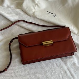 Manu Atelier Jackie Leather Handbag